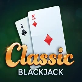 Classic Blackjack logo by Red Tiger Gaming Wintari Casino