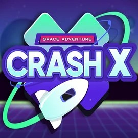 Crash X slot logo by Turbo Games at Wintari Casino